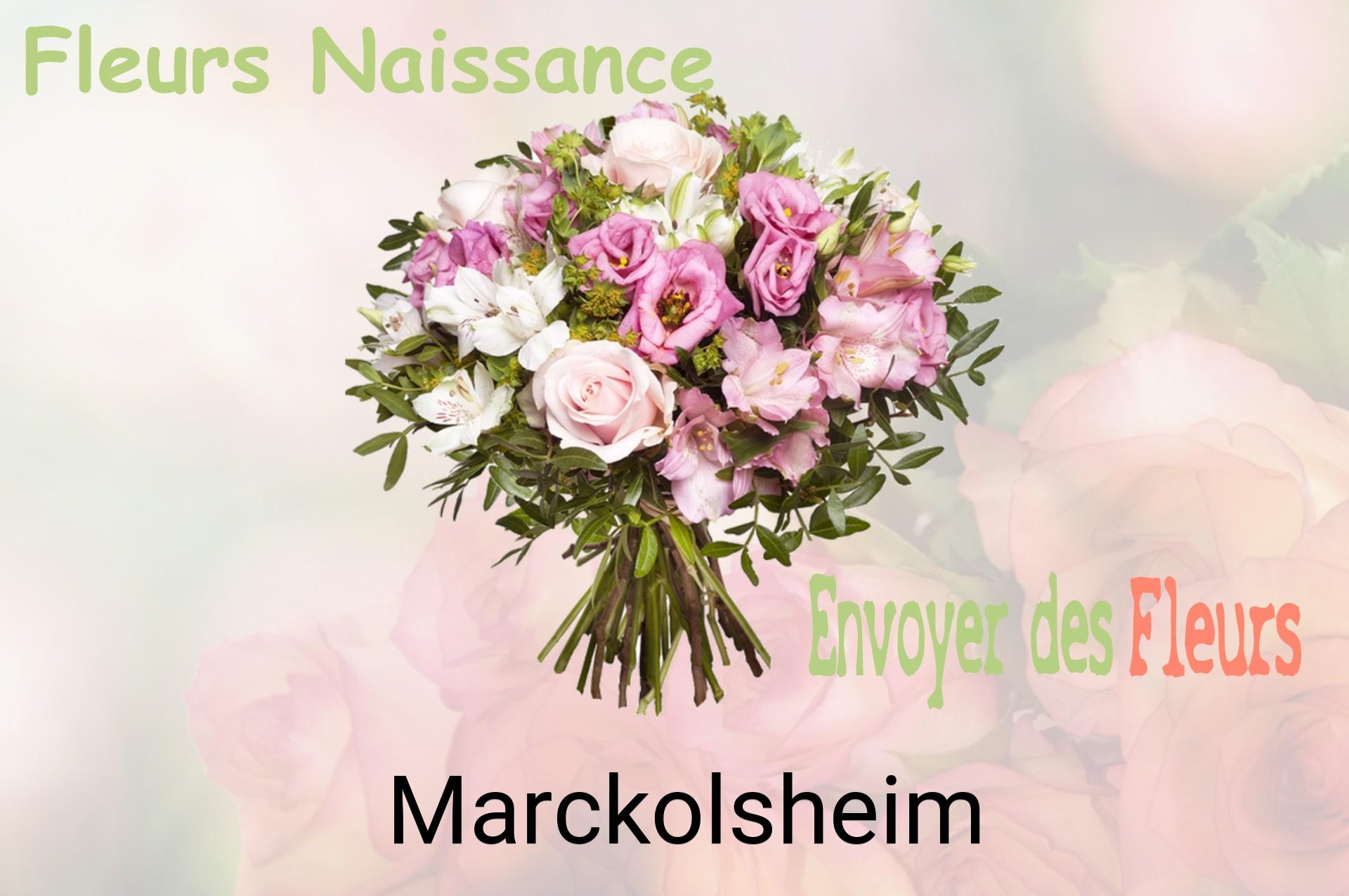 Bouquet de fleurs de naissance livré à Marckolsheim
