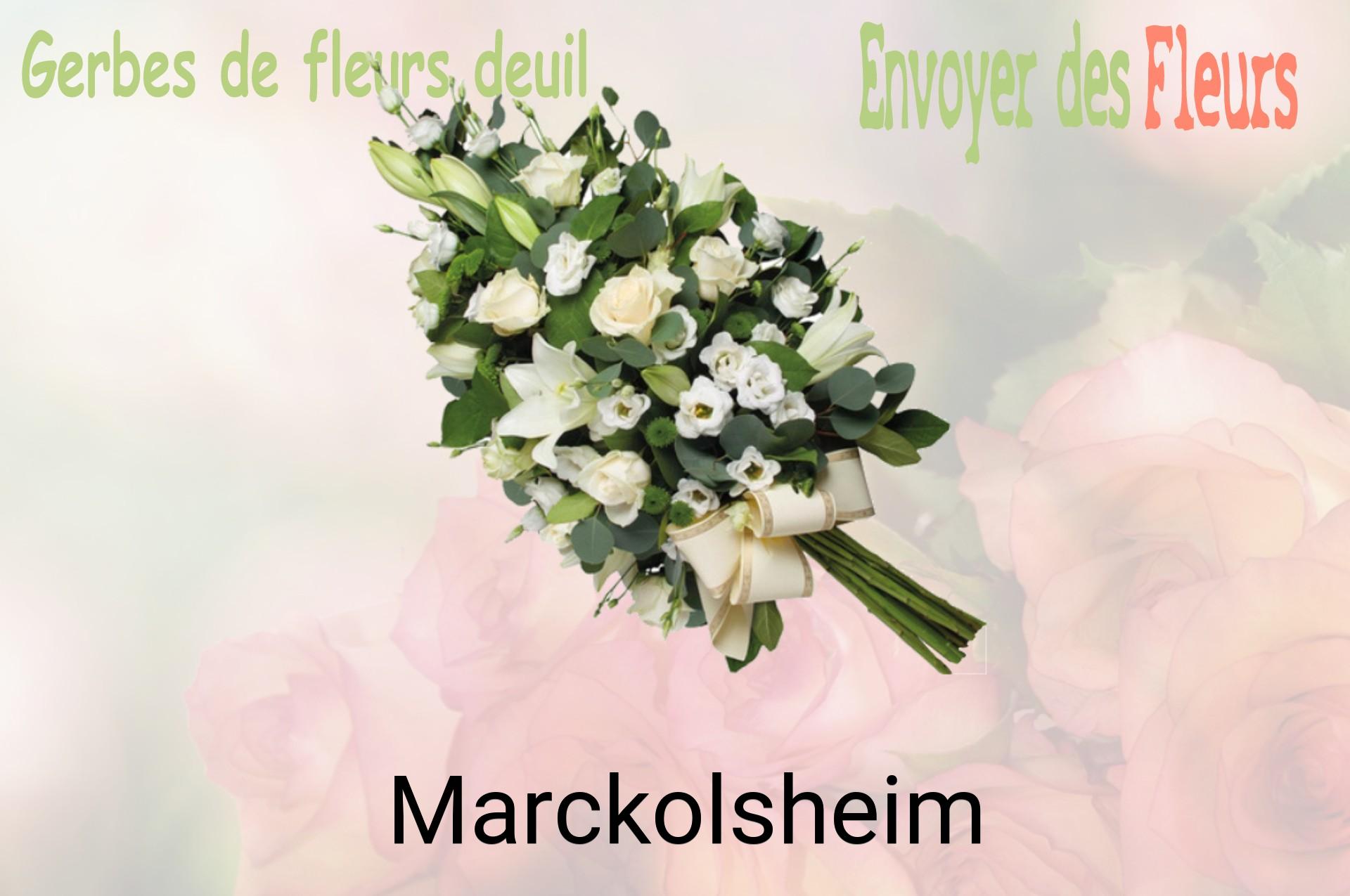 Gerbe de fleurs de deuil livrée à Marckolsheim